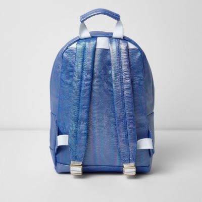 Girls blue Mi-Pac iridescent mermaid backpack